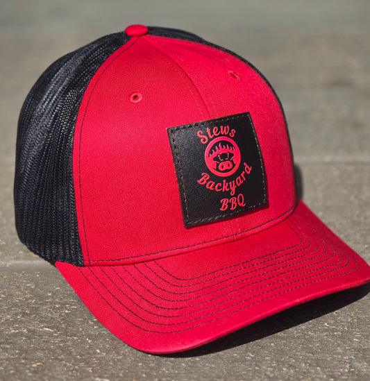 Red/Black Pig & Fire Cap